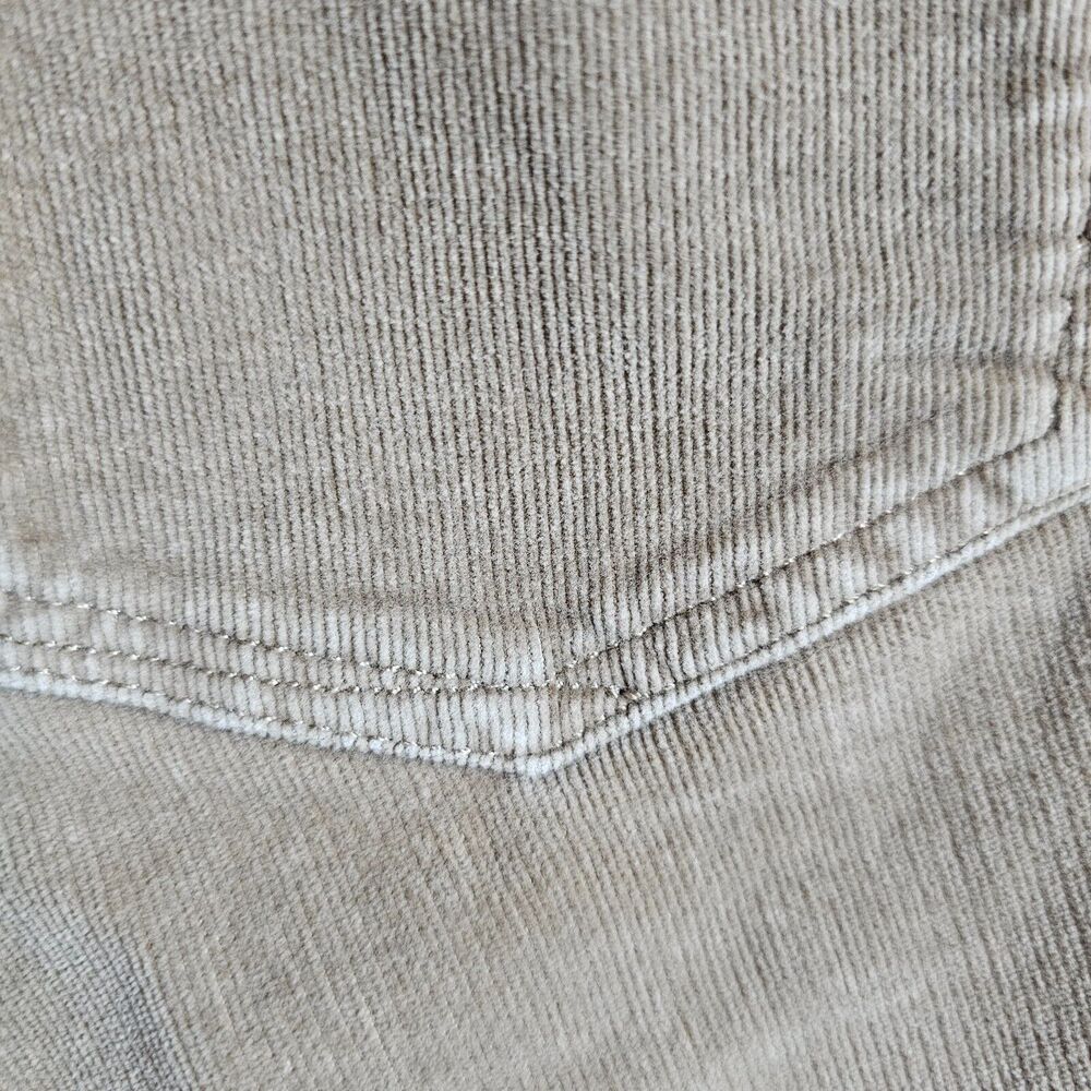Banana Republic Pants Womens Size 26 Tan Corduroy Tapered Slim Fit Stretchable - Picture 6 of 6